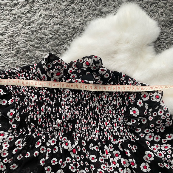 The Kooples Floral Blouse Ruffled Long Sleeve - Picture 8 of 10